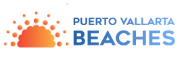 Puerto Vallarta Beaches logo shadow white